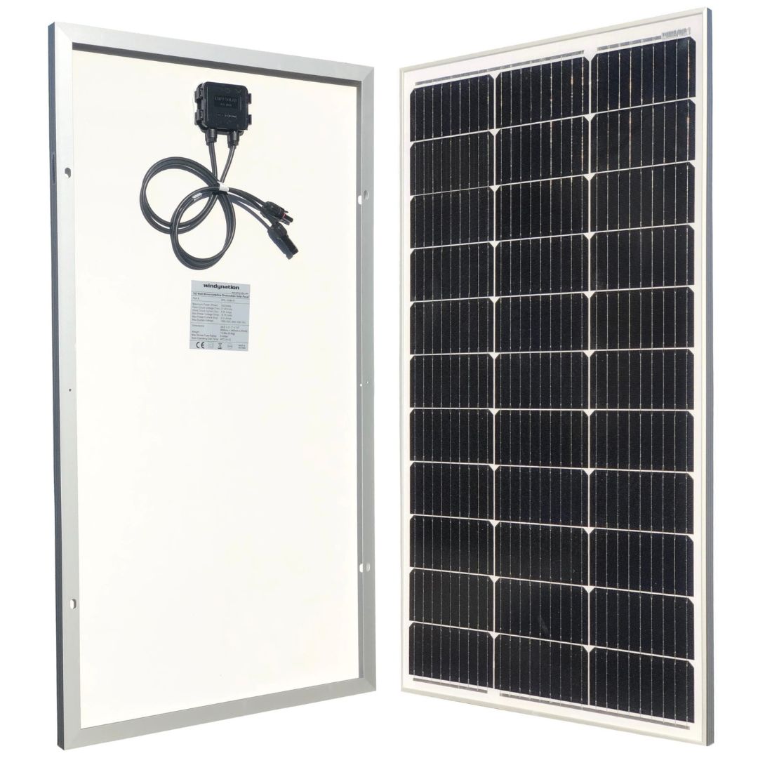 WindyNation 100 Watt 12-Volt Mono Solar Panel