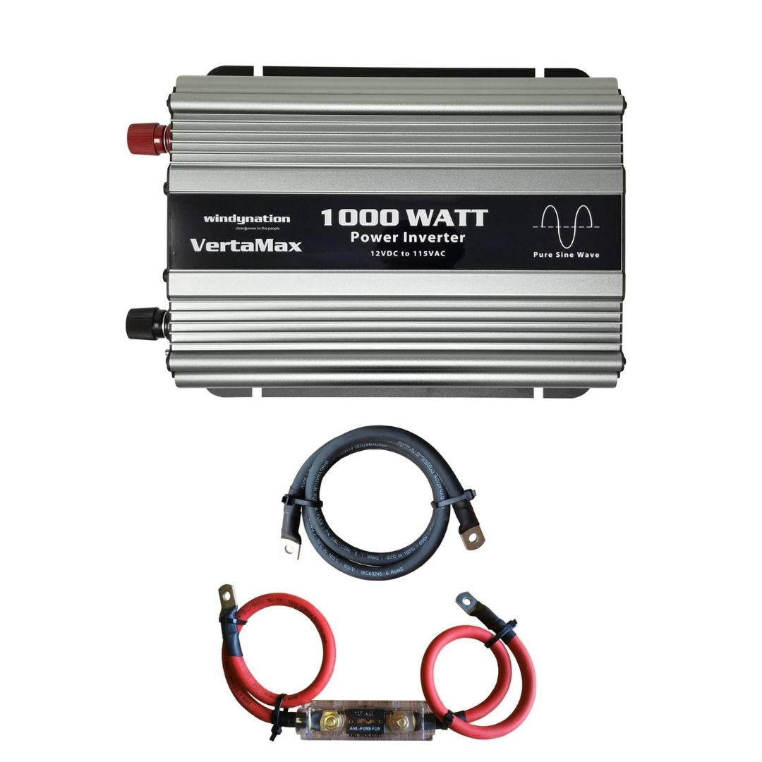 WindyNation VertaMax 1000 Watt 12 Volt Pure Sine Wave Power Inverter
