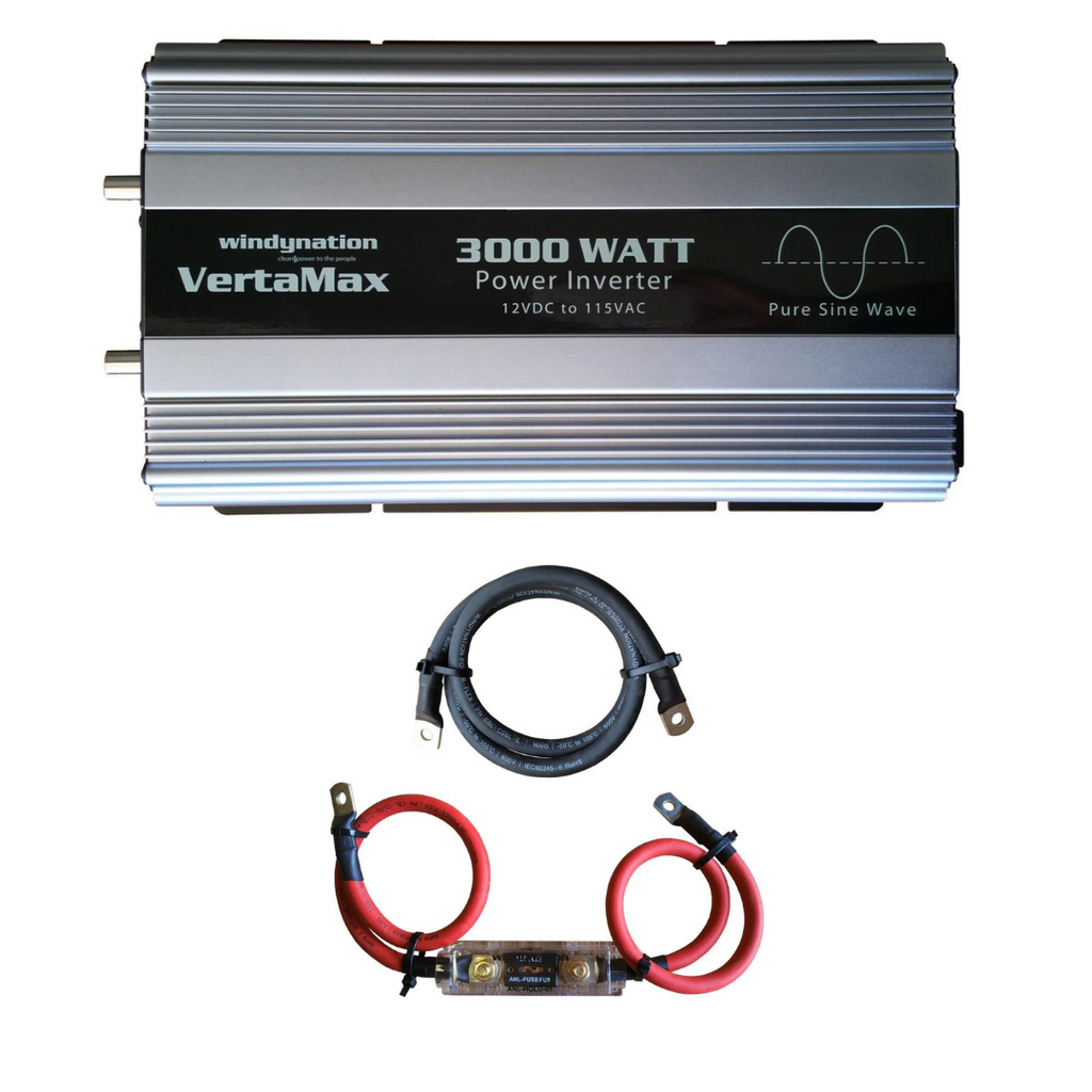 WindyNation VertaMax 3000 Watt 12V Pure Sine Wave Power Inverter