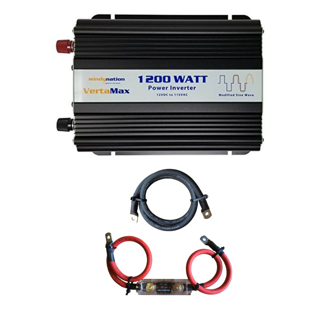WindyNation VertaMax Modified 1200 Watt 12V Power Inverter