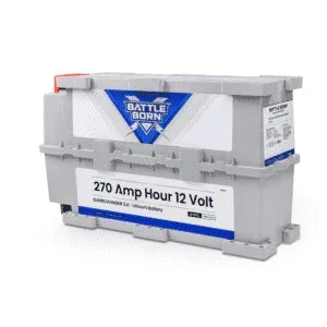 Battle Born 270Ah 12V GC3 Smart Heated LiFePO4 Deep Cycle Battery Kit