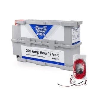 Battle Born 270Ah 12V GC3 Smart LiFePO4 Deep Cycle Battery