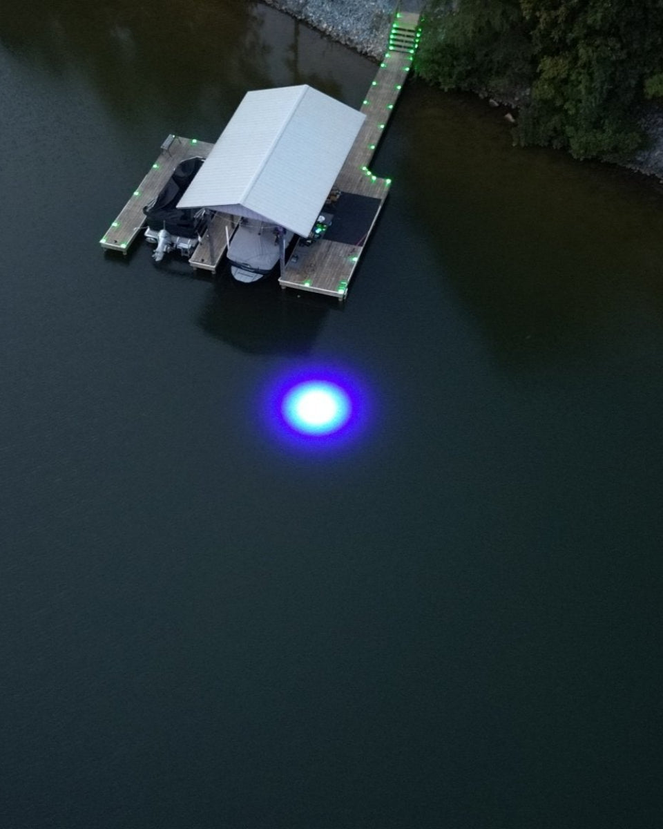 HydroGlow Sea Floor Dock Light-Blue-SF100B