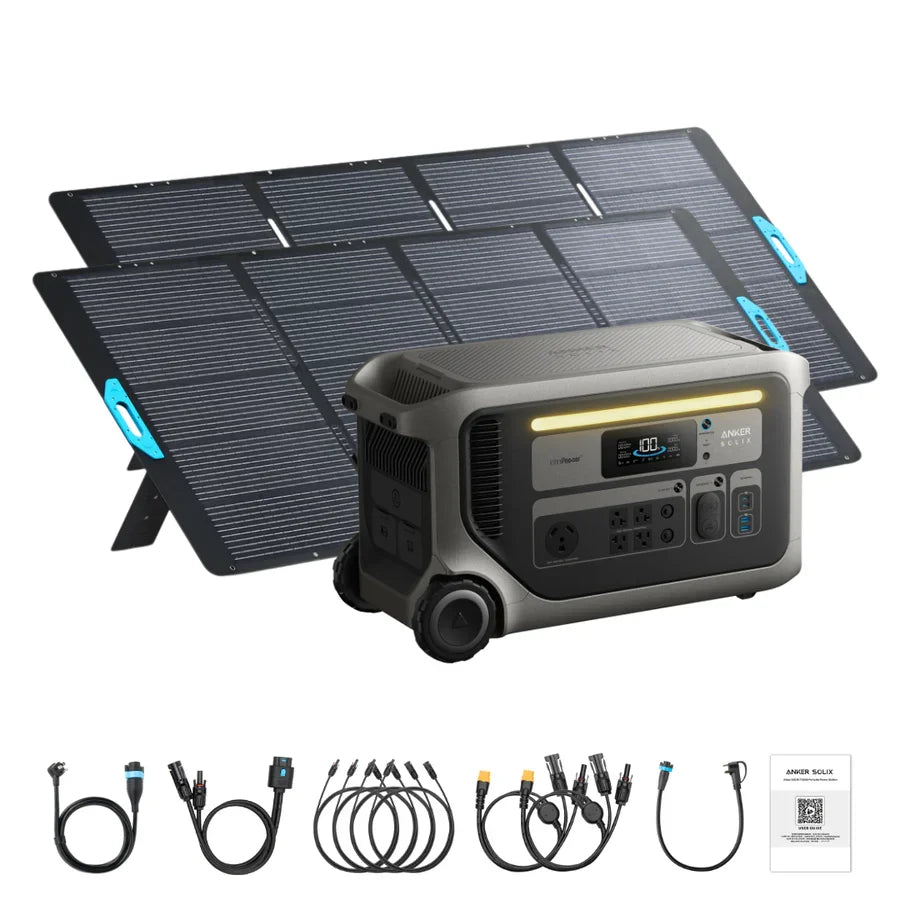Anker SOLIX F3000 Portable Power Station + 400w Solar Panel