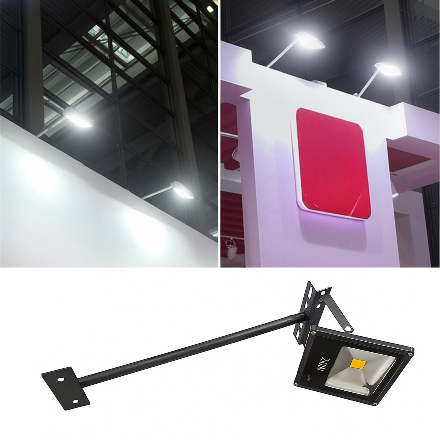 Brighticonic Floodlight Extension Arm Floodlight Metal Bracket product image 5