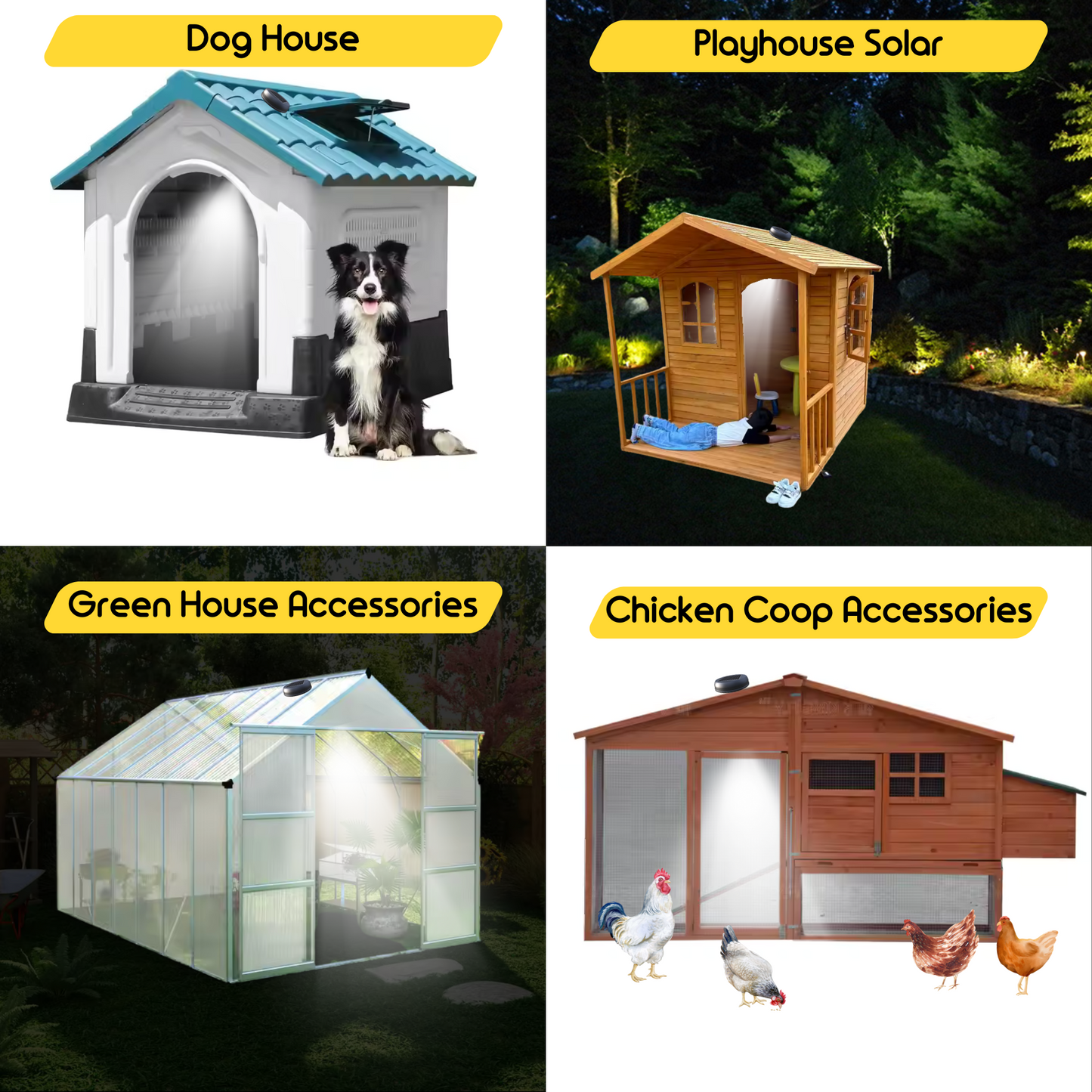 Brighticonic Porta potty solar lights w/ motion Sensor ‎BICSHL-06 product image 2