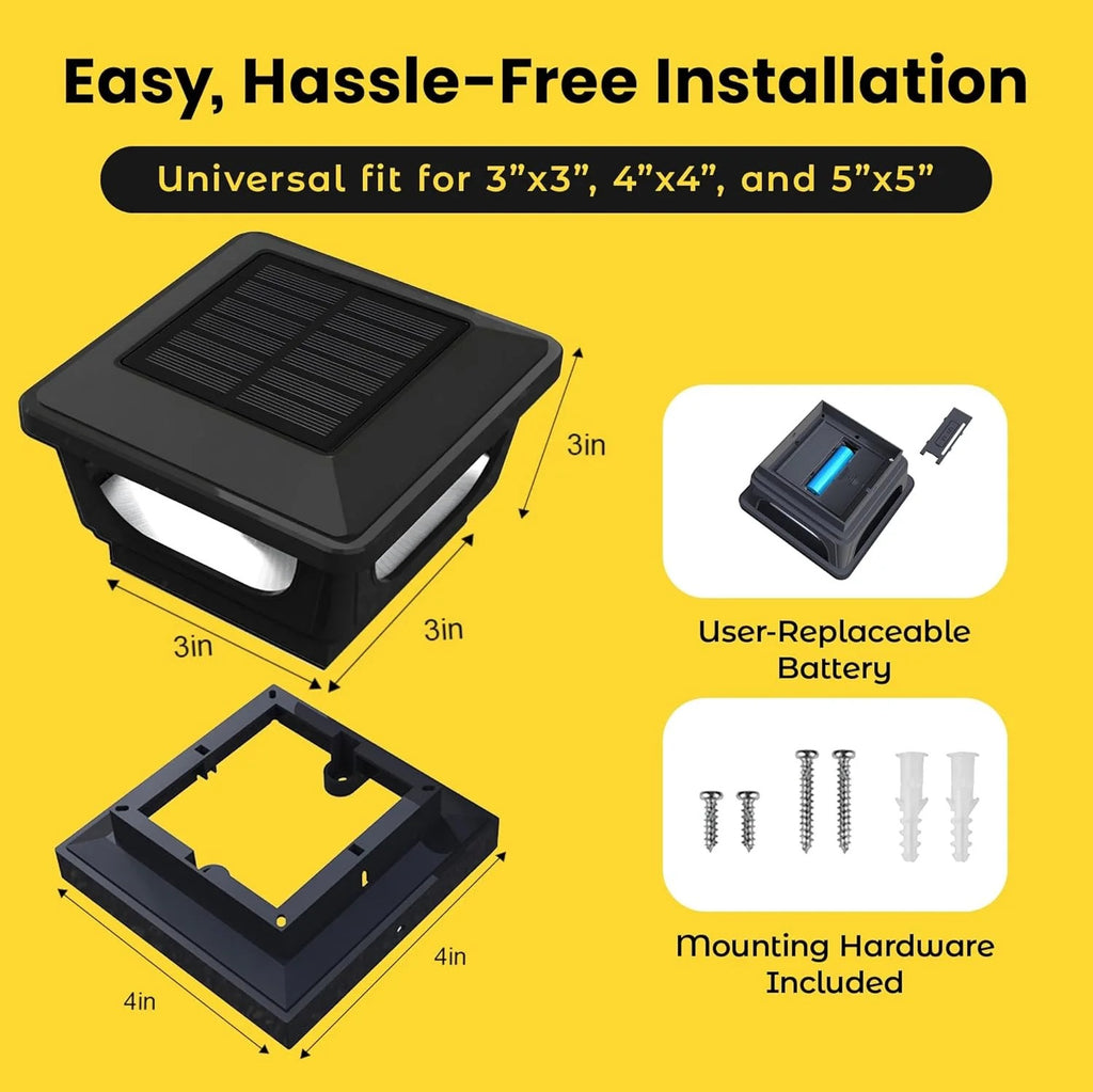 Brighticonic Solar Post Cap Lights BICSGL-12 product image 10