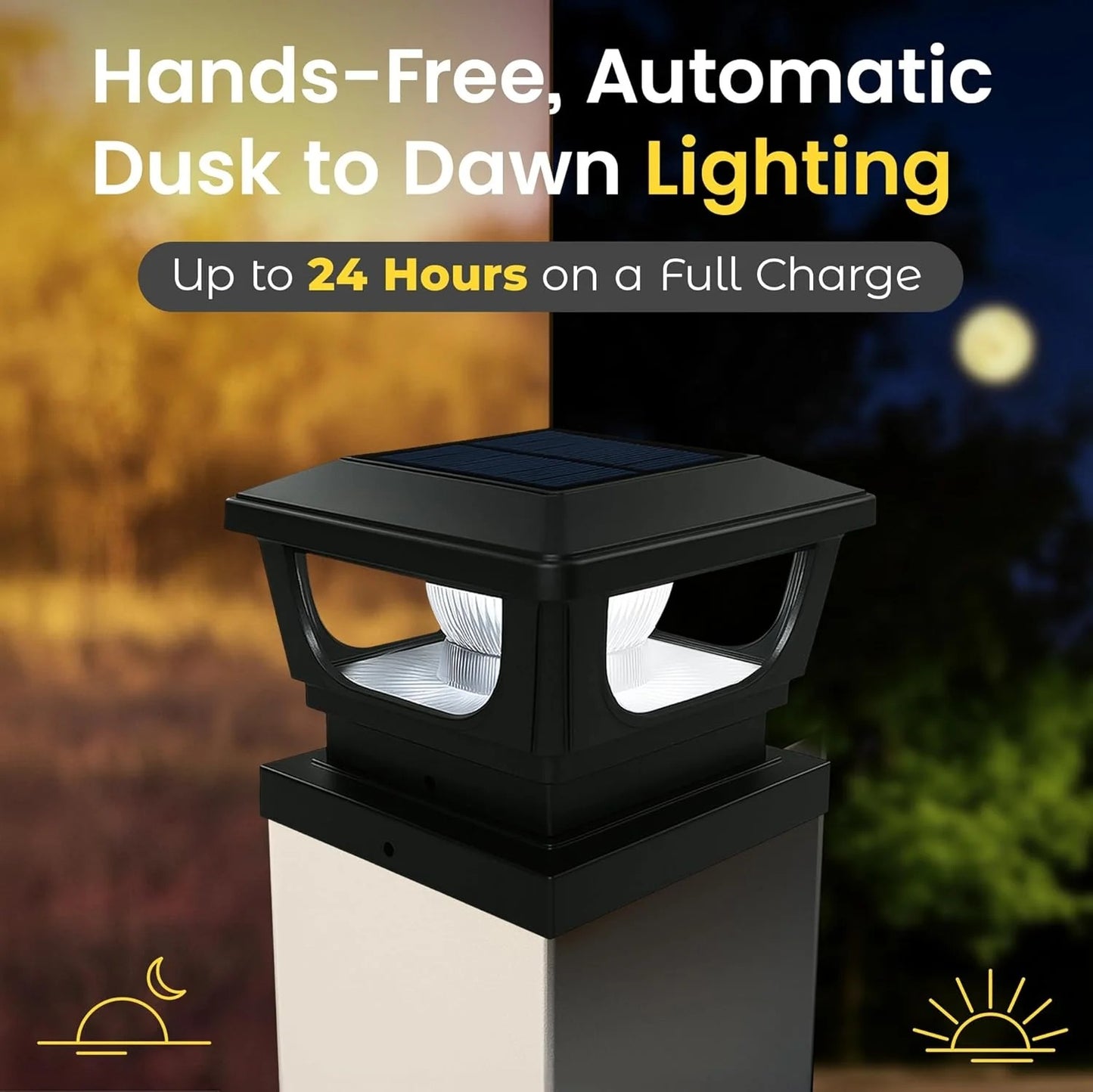 Brighticonic Solar Post Cap Lights BICSGL-12 product image 11