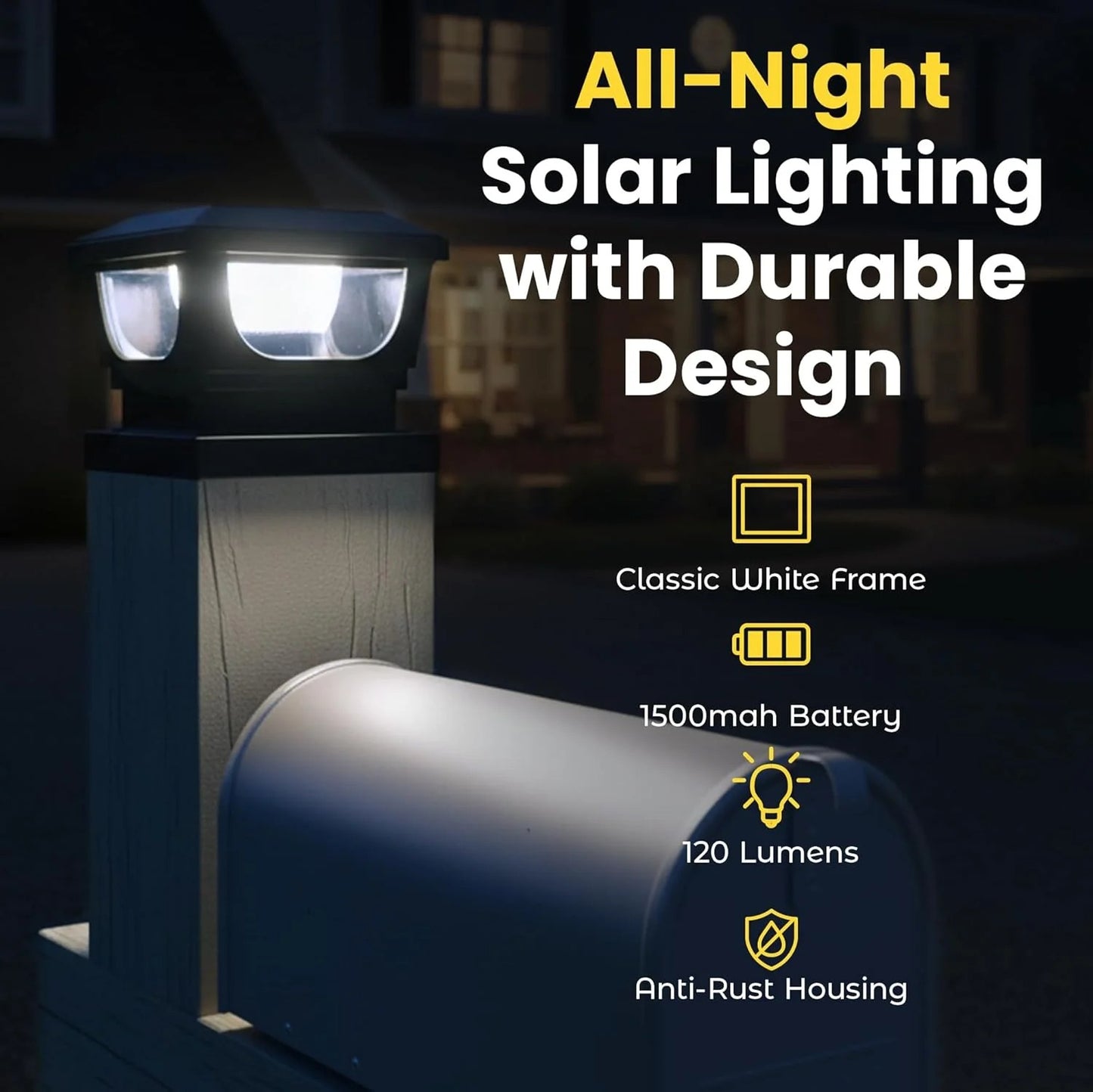 Brighticonic Solar Post Cap Lights BICSGL-12 product image 9