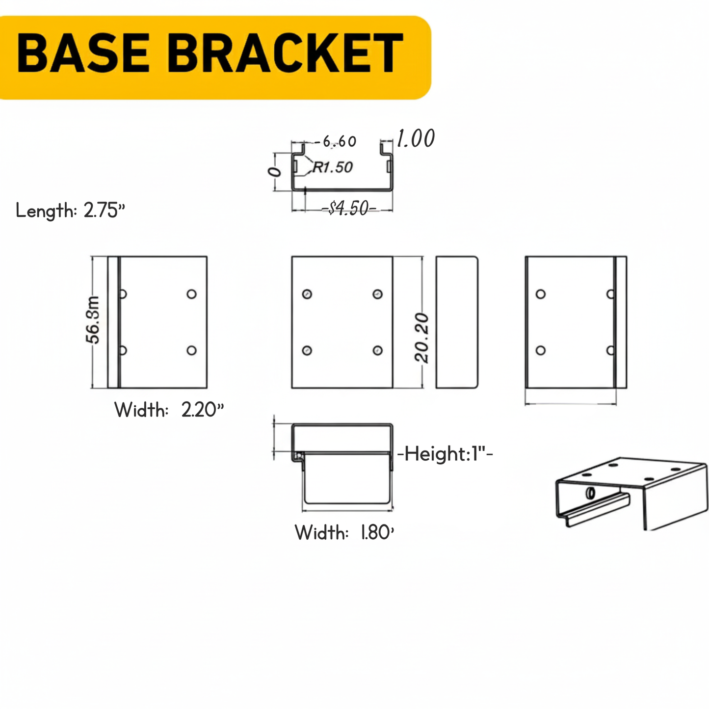 Brighticonic Universal Mounting Bracket BICMBSL001-002 product image 7