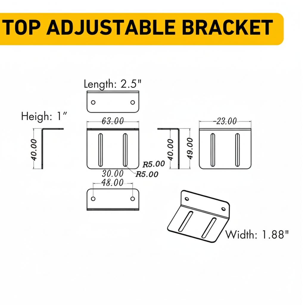 Brighticonic Universal Mounting Bracket BICMBSL001-002 product image 8