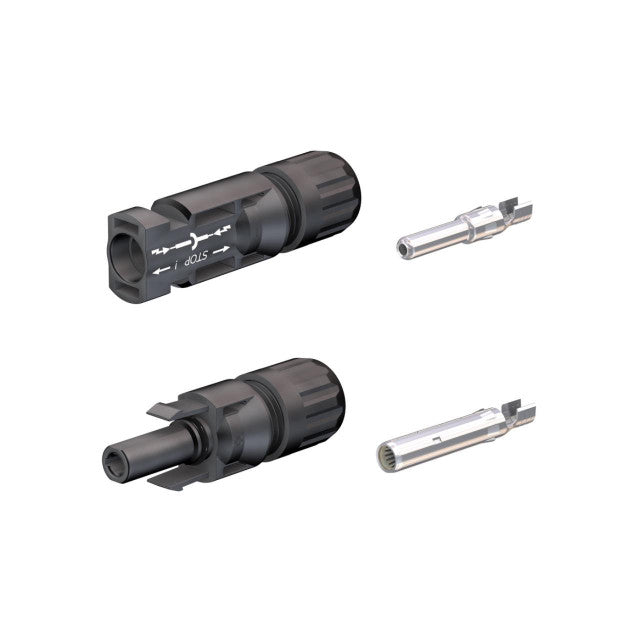 WindyNation MC4 Compatible Male & Female Connector
