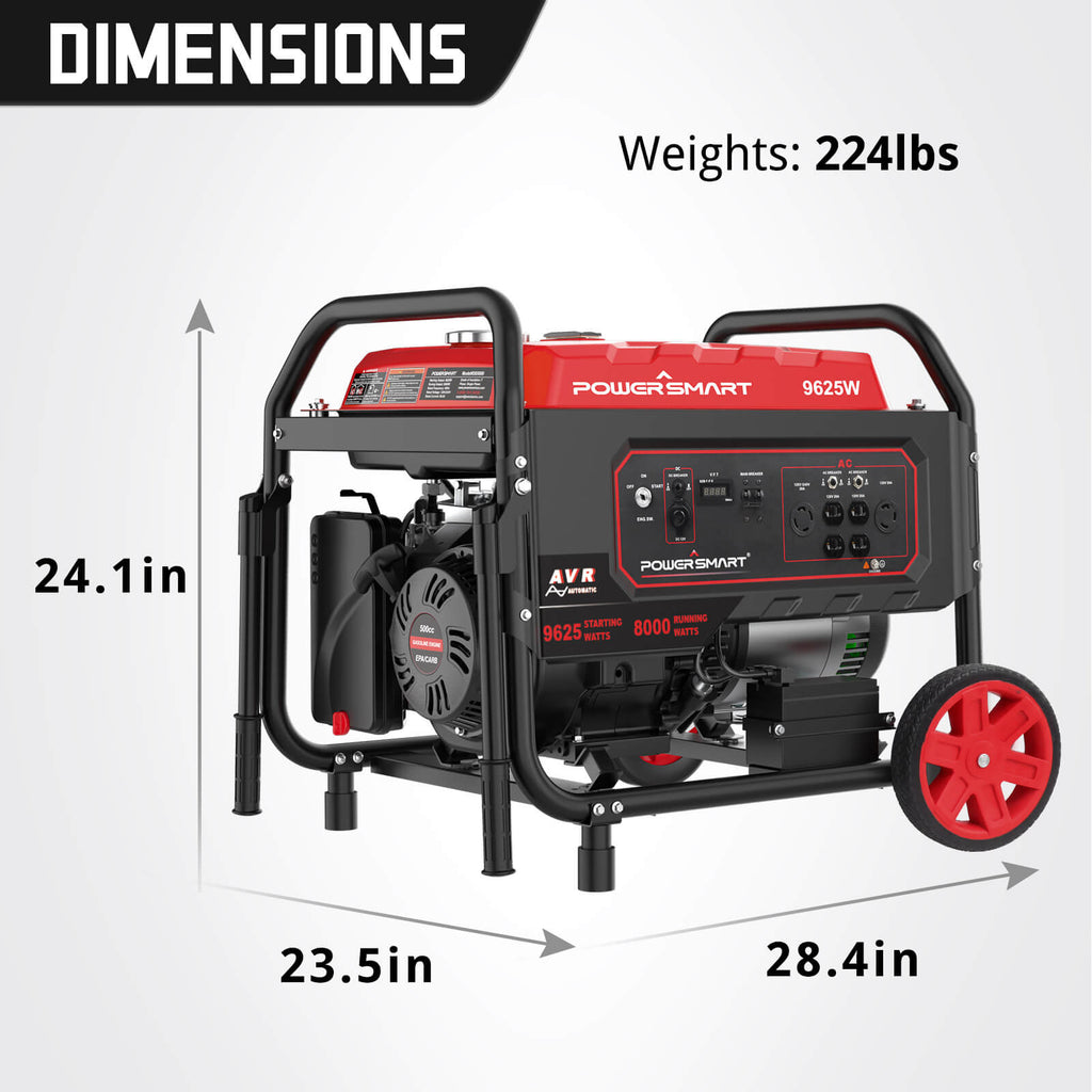 PowerSmart 9625W Gas Generator DB5080