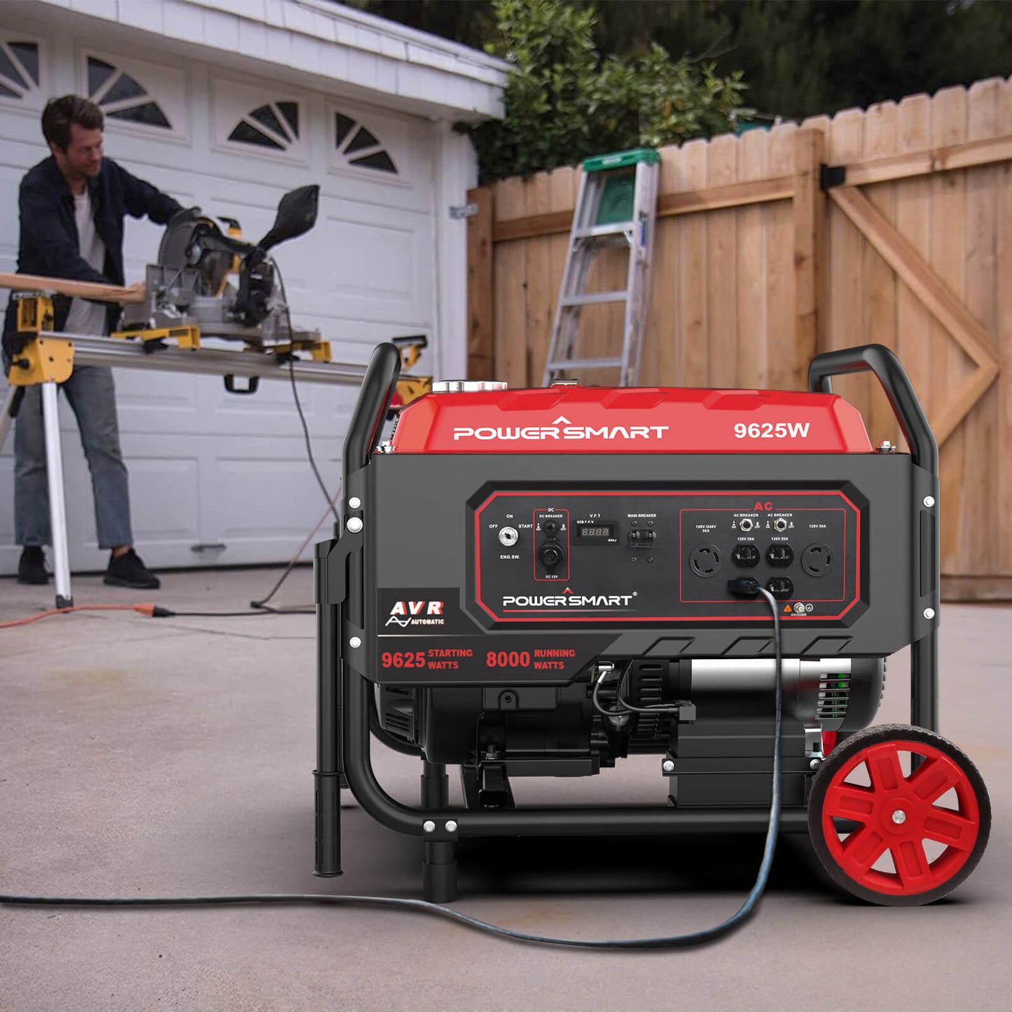 PowerSmart 9625W Gas Generator DB5080