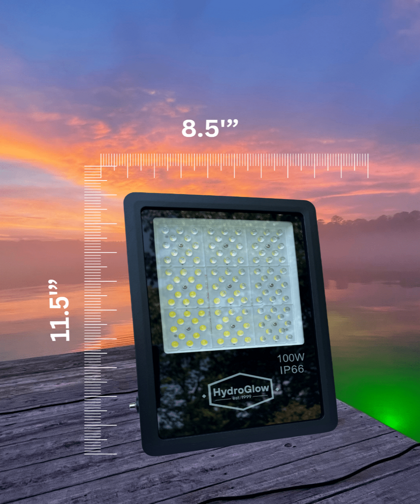 HydroGlow FL100W Above-Water LED Floodlight-White