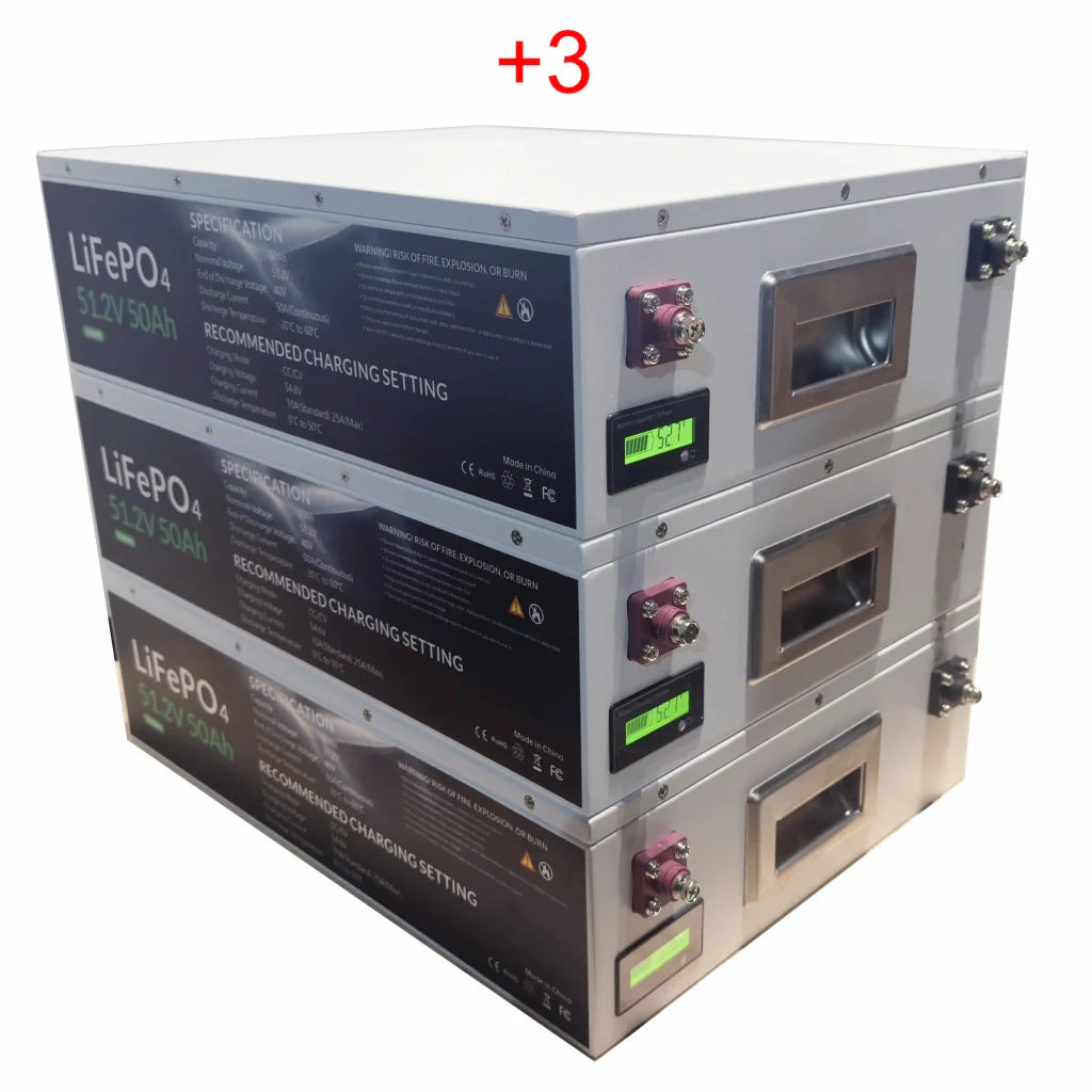 Full Battery Stackable LFP Battery (14"x13"x5" 50 Lbs) product image 8