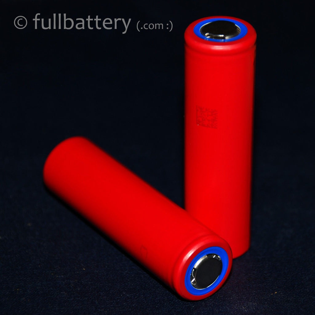 Panasonic NCR18650GA Flat Top 18650 lithium cell; 10A, 3500 mAh