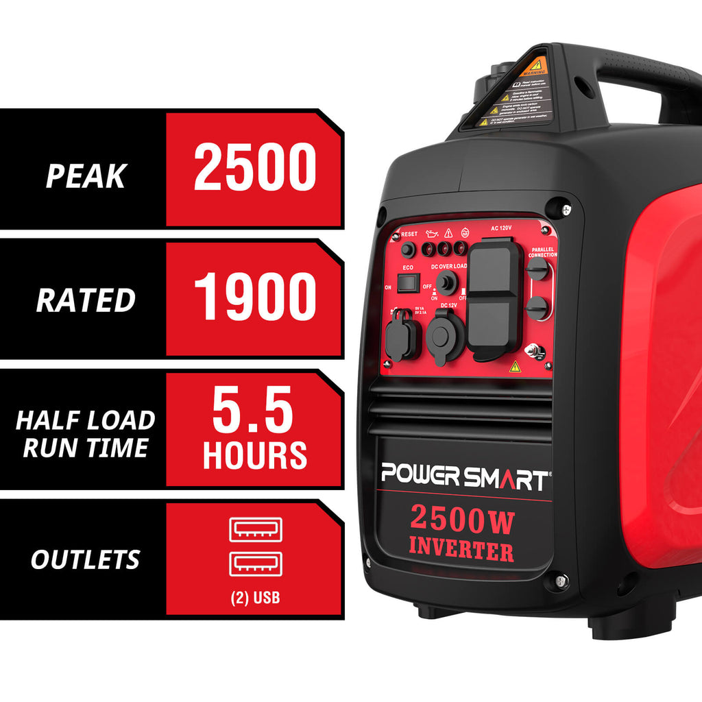 PowerSmart 2500W Inverter Generator HB5020 product image 2