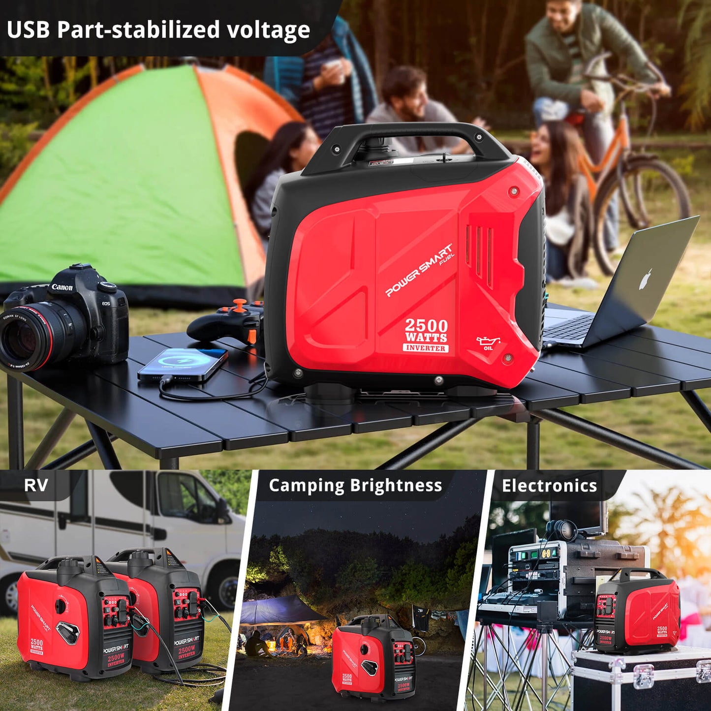 PowerSmart 2500W Inverter Generator HB5020 product image 7