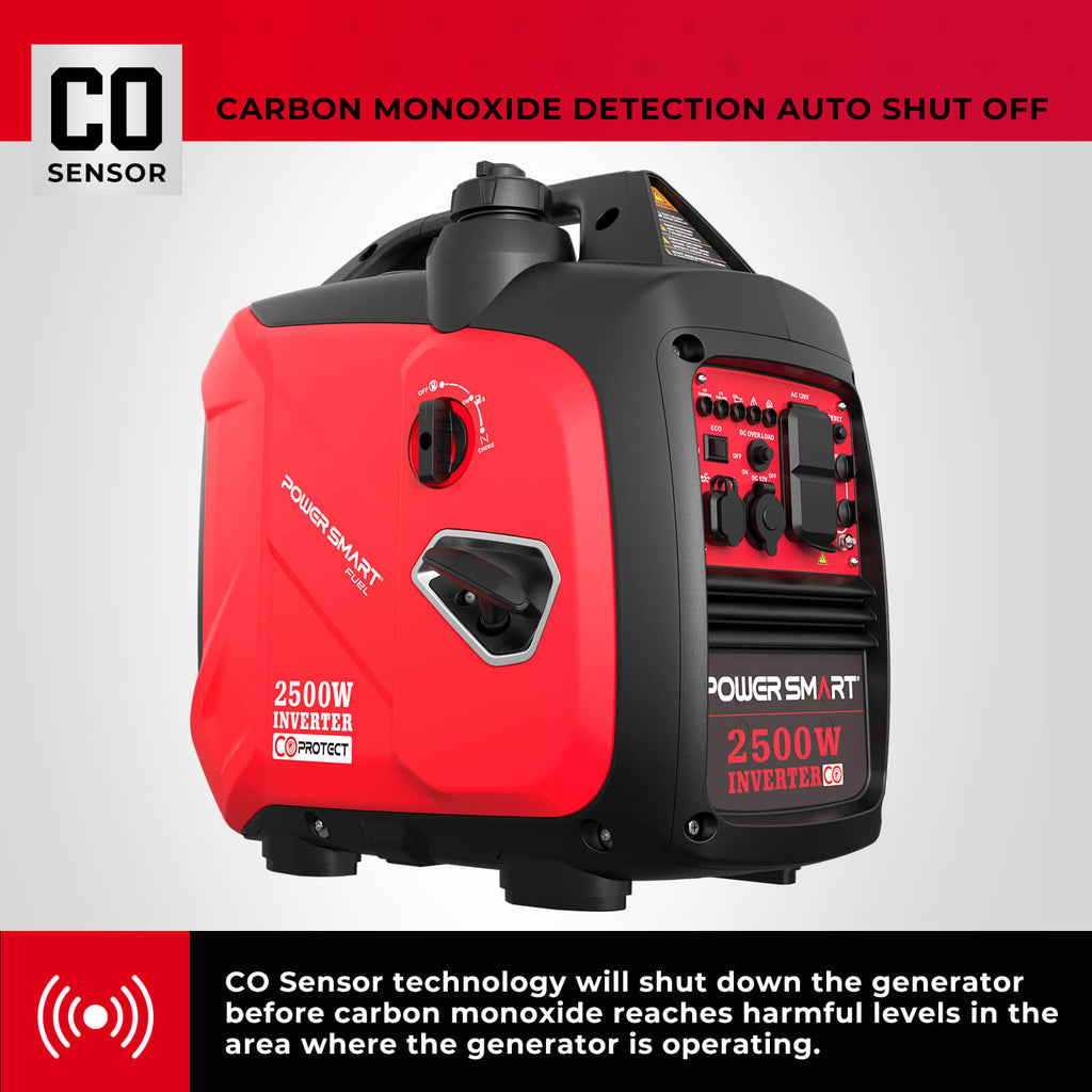 PowerSmart 2500W Inverter Generator w/ CO Alert HB5020C