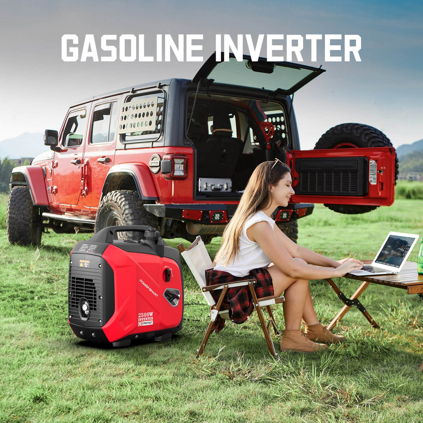 PowerSmart 2500W Inverter Generator w/ CO Alert HB5020C