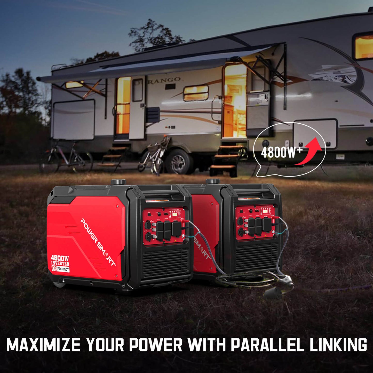 PowerSmart 5000W Inverter Generator w/ CO Alert DH5050E