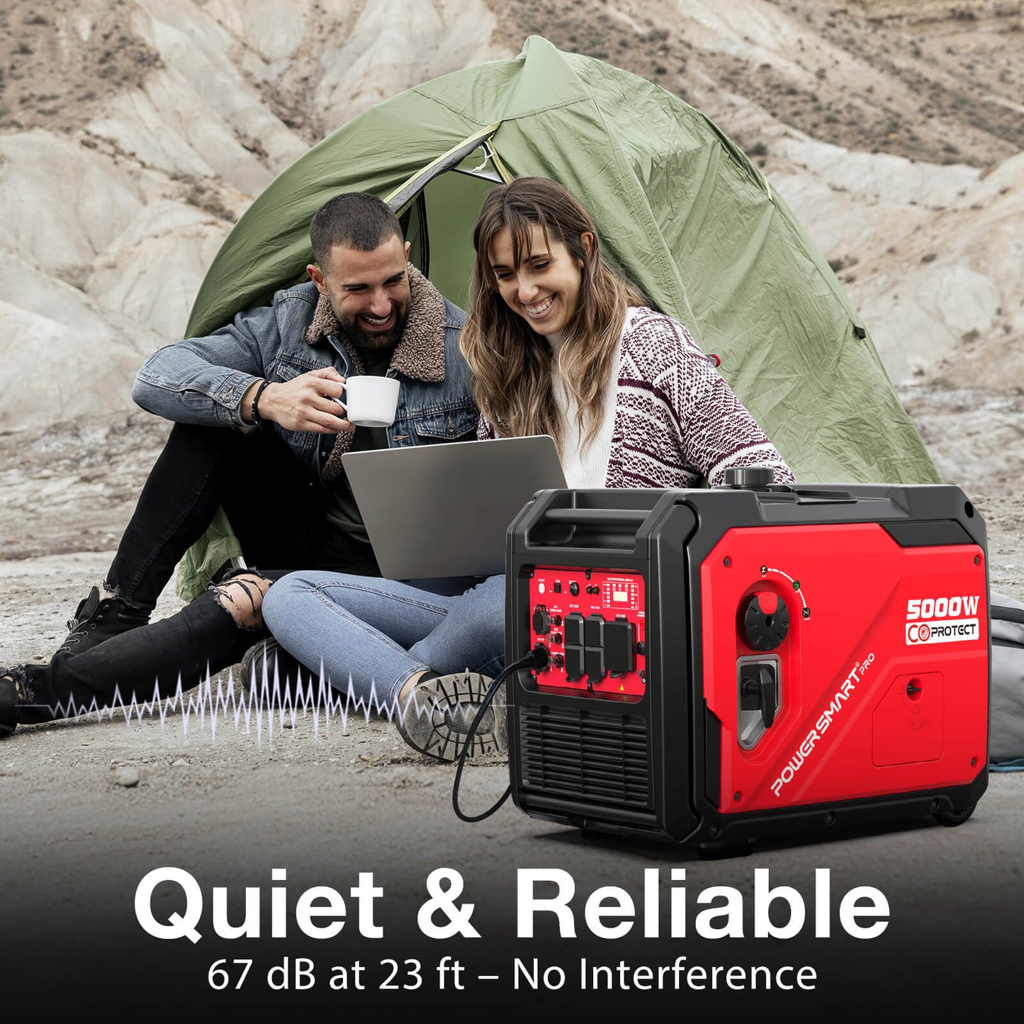 PowerSmart 5000W Inverter Generator w/ CO Alert DH5050E