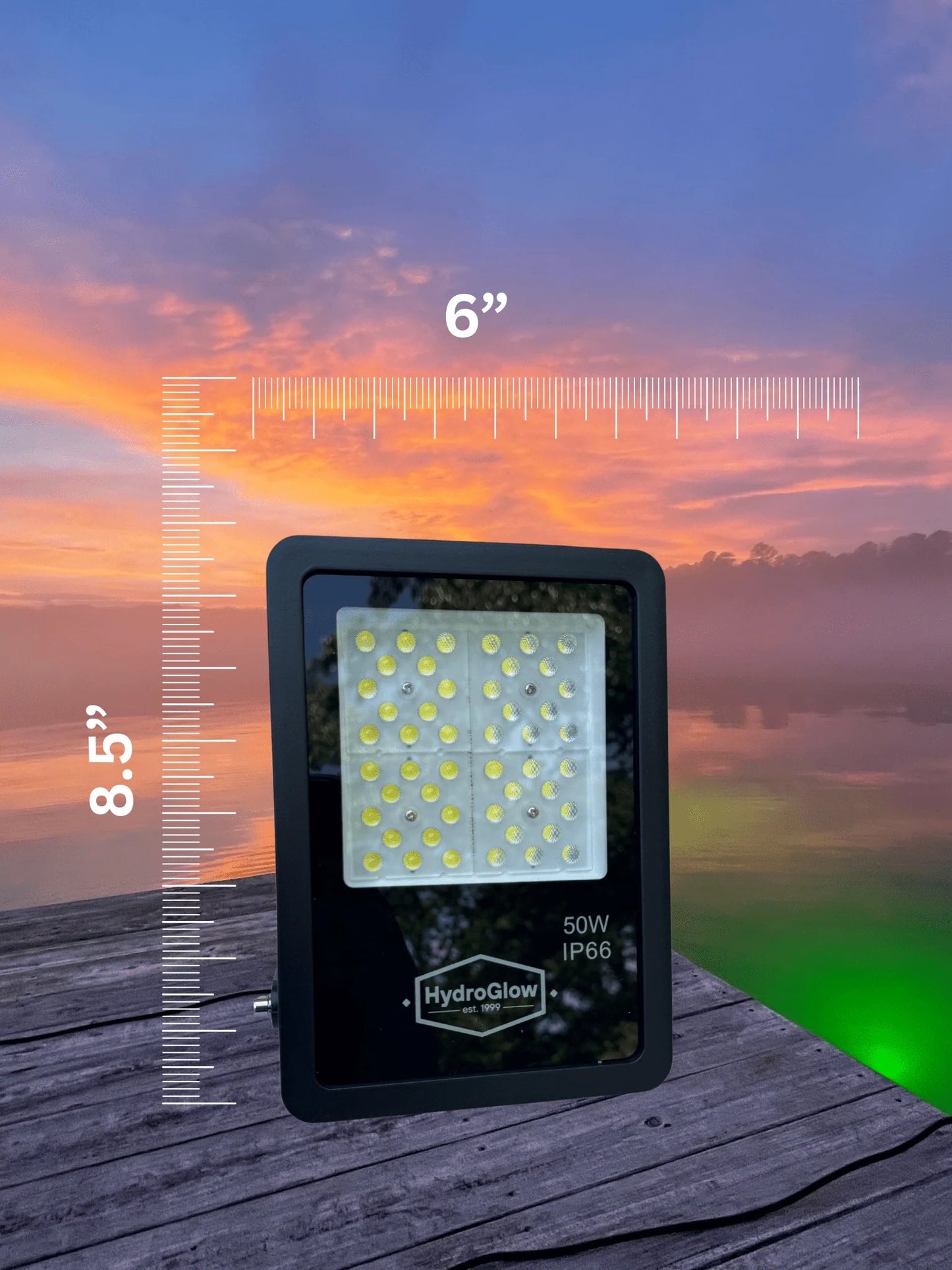 HydroGlow FL50W Above-Water LED Floodlight-White product image 3
