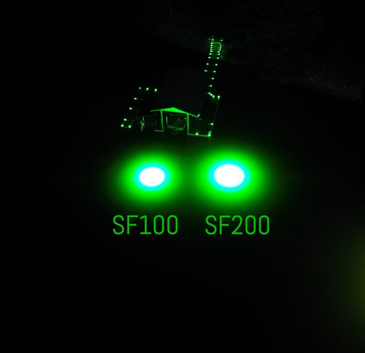 HydroGlow Sea Floor Dock Light-Green-SF100G product image 5