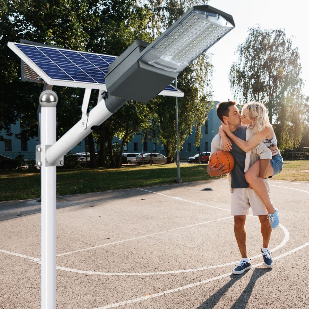 Langy 1200W Solar Parking lot Light -40000lumens product image 14