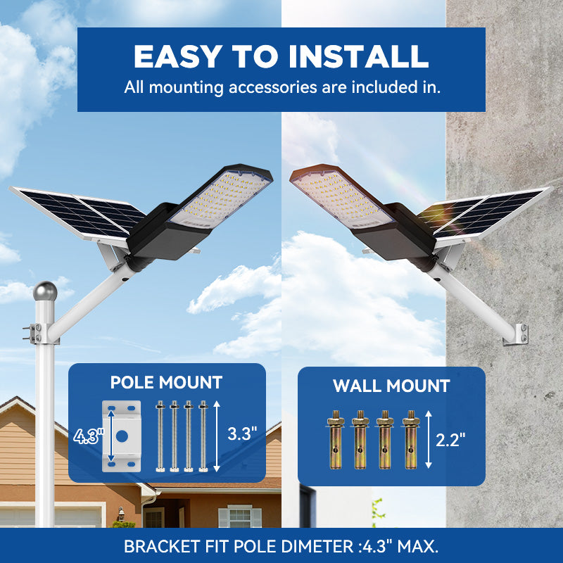 Langy 1200W Solar Parking lot Light -40000lumens product image 6