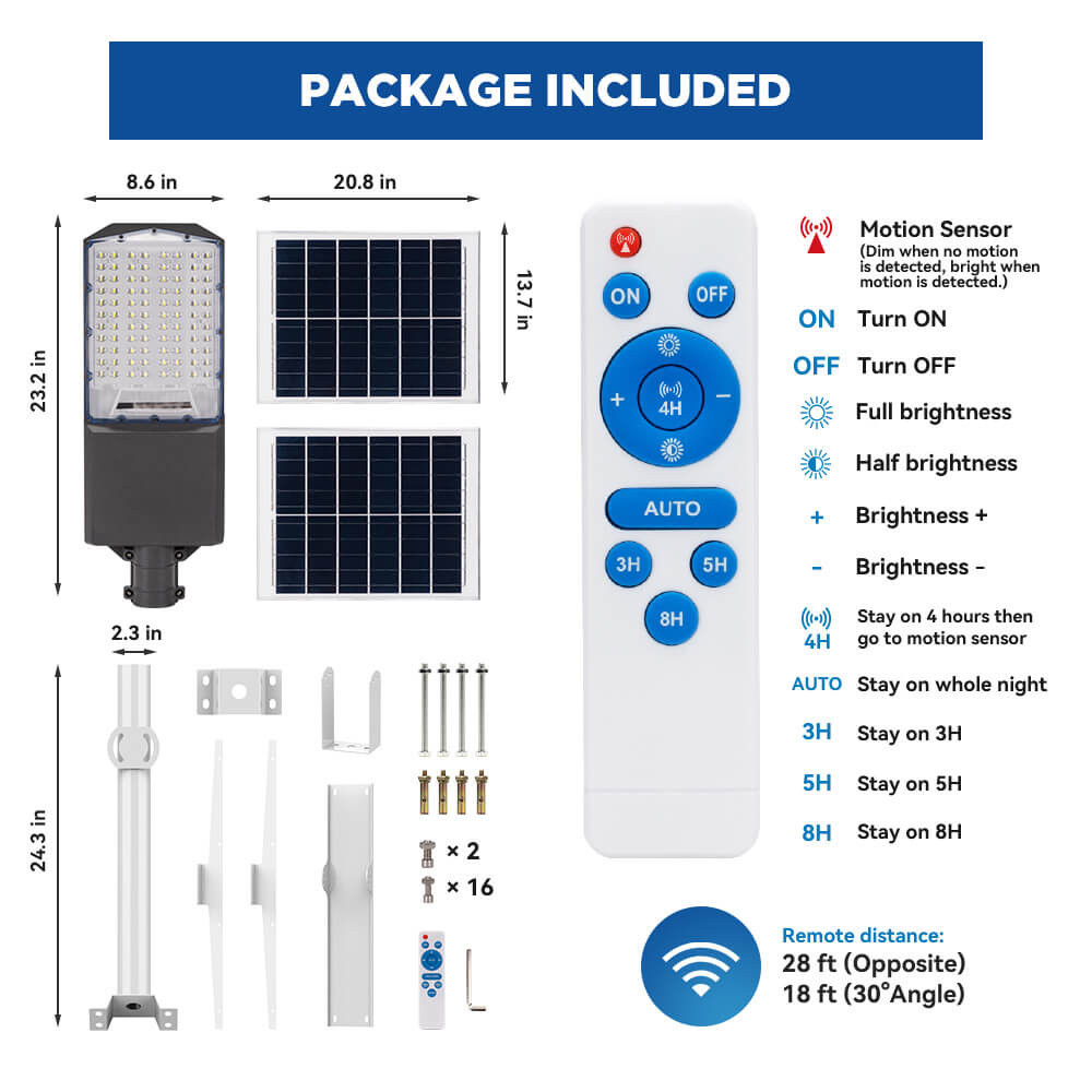 Langy 1200W Solar Parking lot Light -40000lumens product image 8