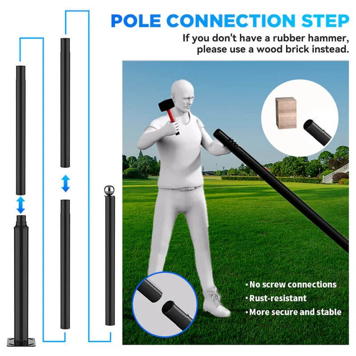 Langy 1200W solar street light w/ pole -30000lumens product image 12