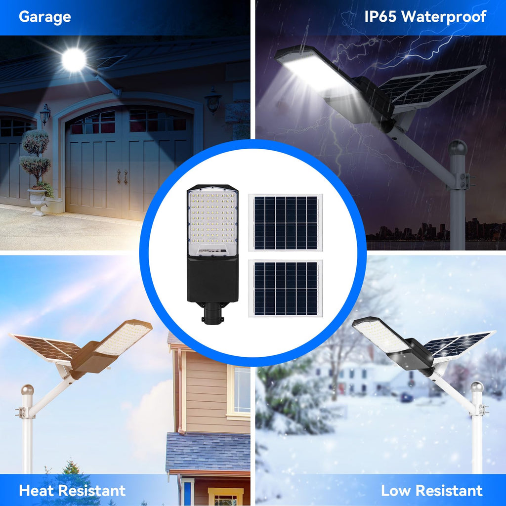 Langy 1500W solar street light w/ 20ft /16ft pole product image 11