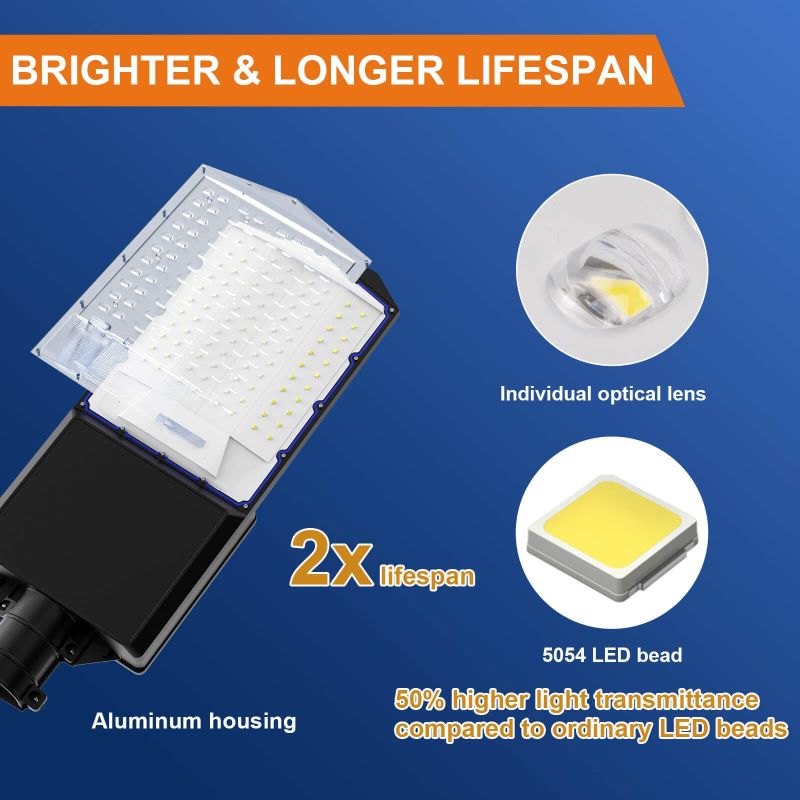 Langy 1500W solar street light w/ 20ft /16ft pole product image 4