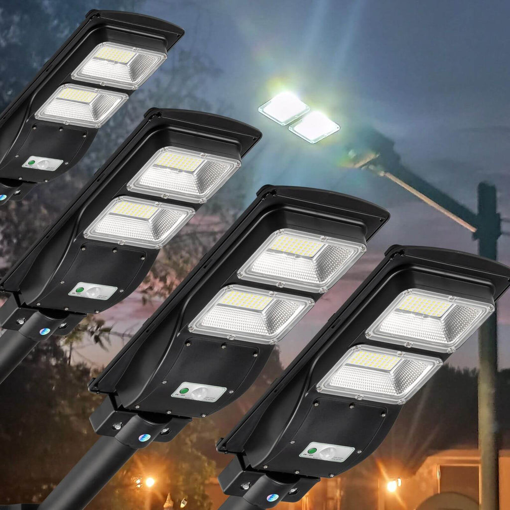 Langy 4 PACK 60W solar street light 6000 lumens product image 1