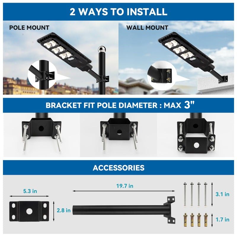 Langy 60W 90W 120W Solar Street Light -ES04 Series product image 11