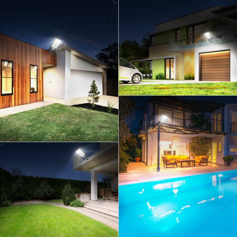 Langy 60W 90W Solar Outdoor Dusk to Dawn Lights w/ Remote Control product image 6
