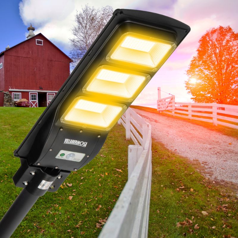 Langy 90W 120W Solar street LED lights -warm white/ white product image 2