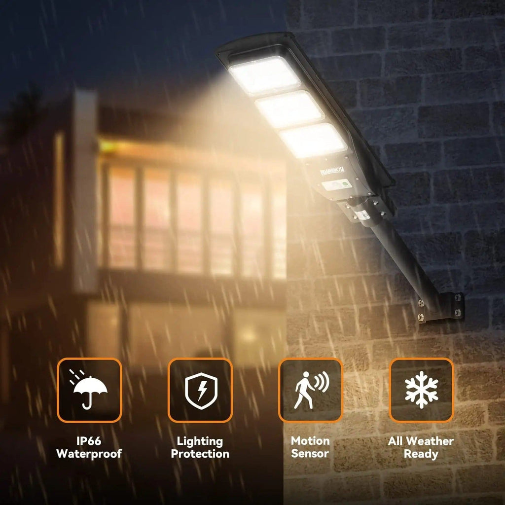 Langy 90W 120W Solar street LED lights -warm white/ white product image 6
