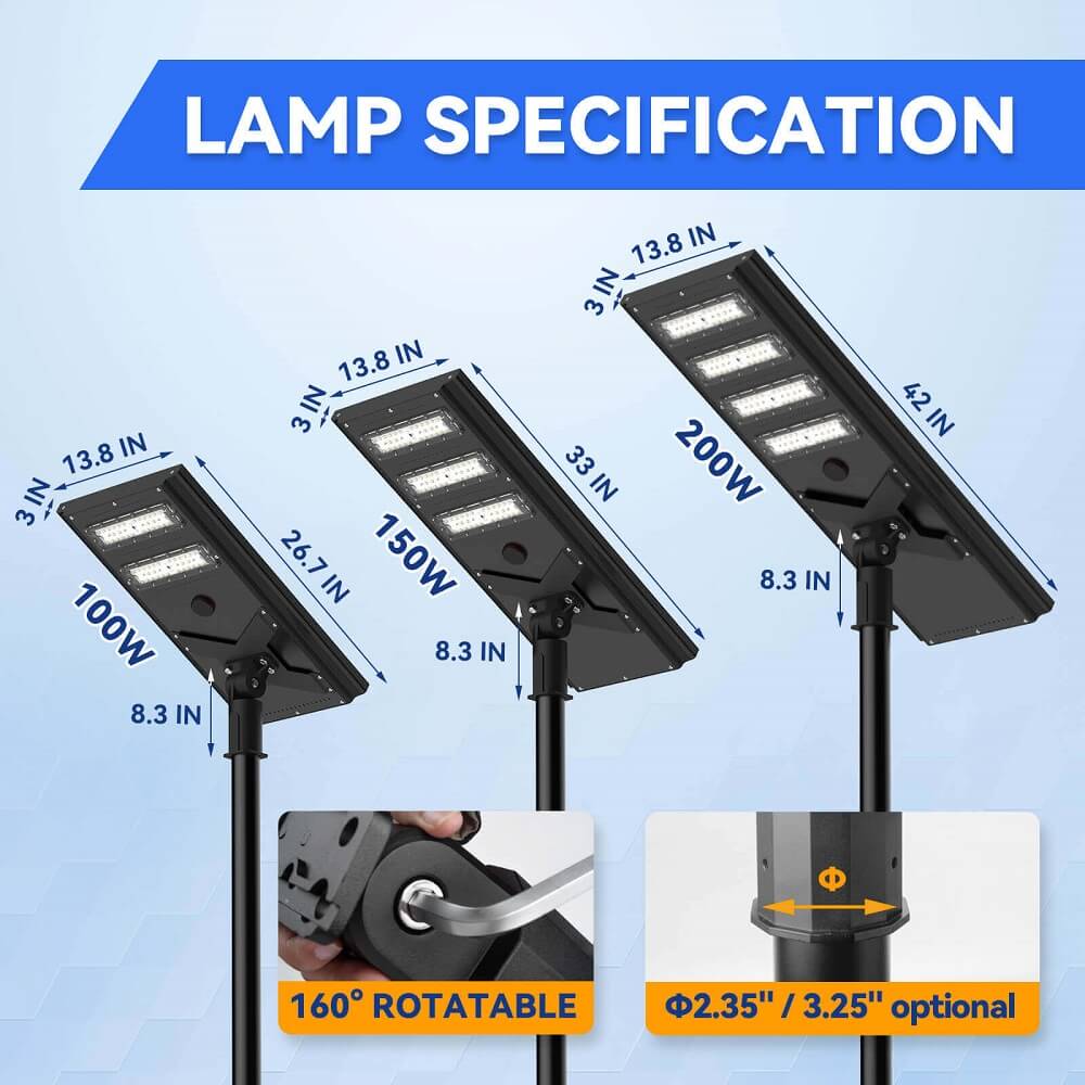 Langy Commerical Solar Power LED Parking Lot Light - 2 Years Warranty product image 9