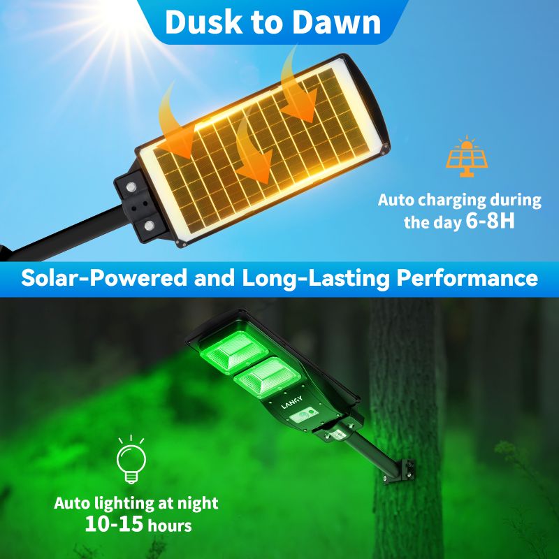 Langy Solar Green Feeder Light for Hunting -12000 lumens product image 2
