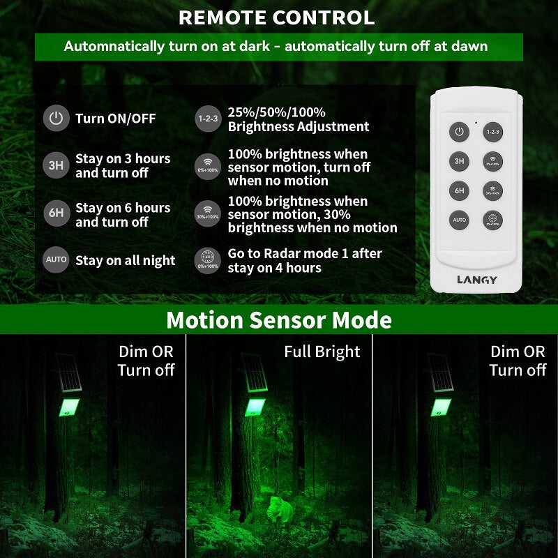 Langy Solar Green Floodlight for Night Hunting product image 5