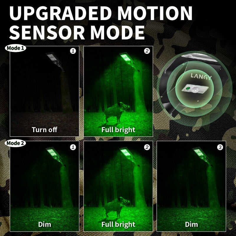Langy Solar Green Light for Hunting Hogs Deer Fish light -15000lumens product image 2