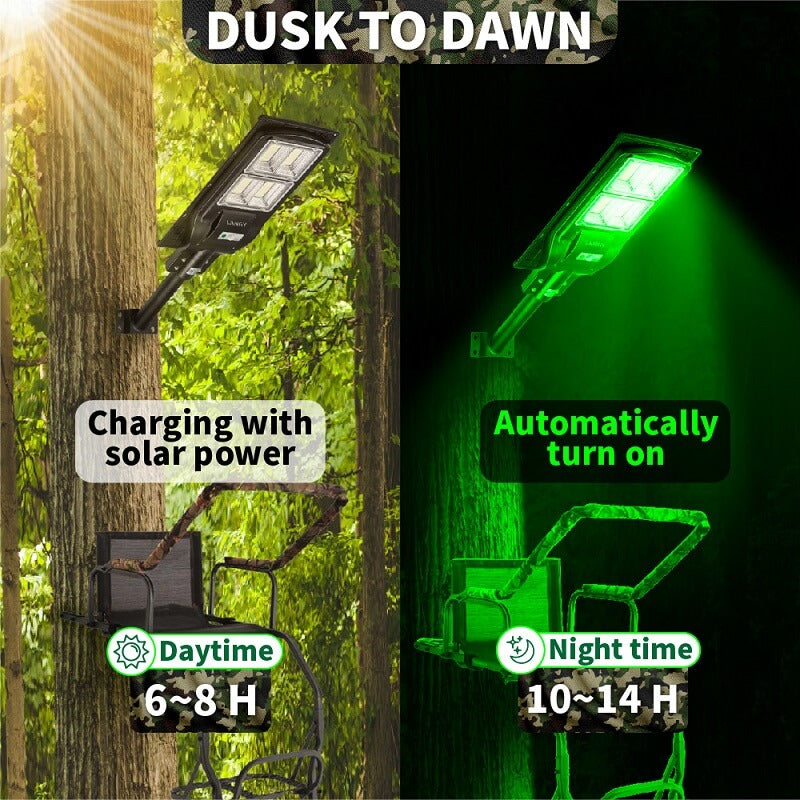Langy Solar Green Light for Hunting Hogs Deer Fish light -15000lumens product image 3