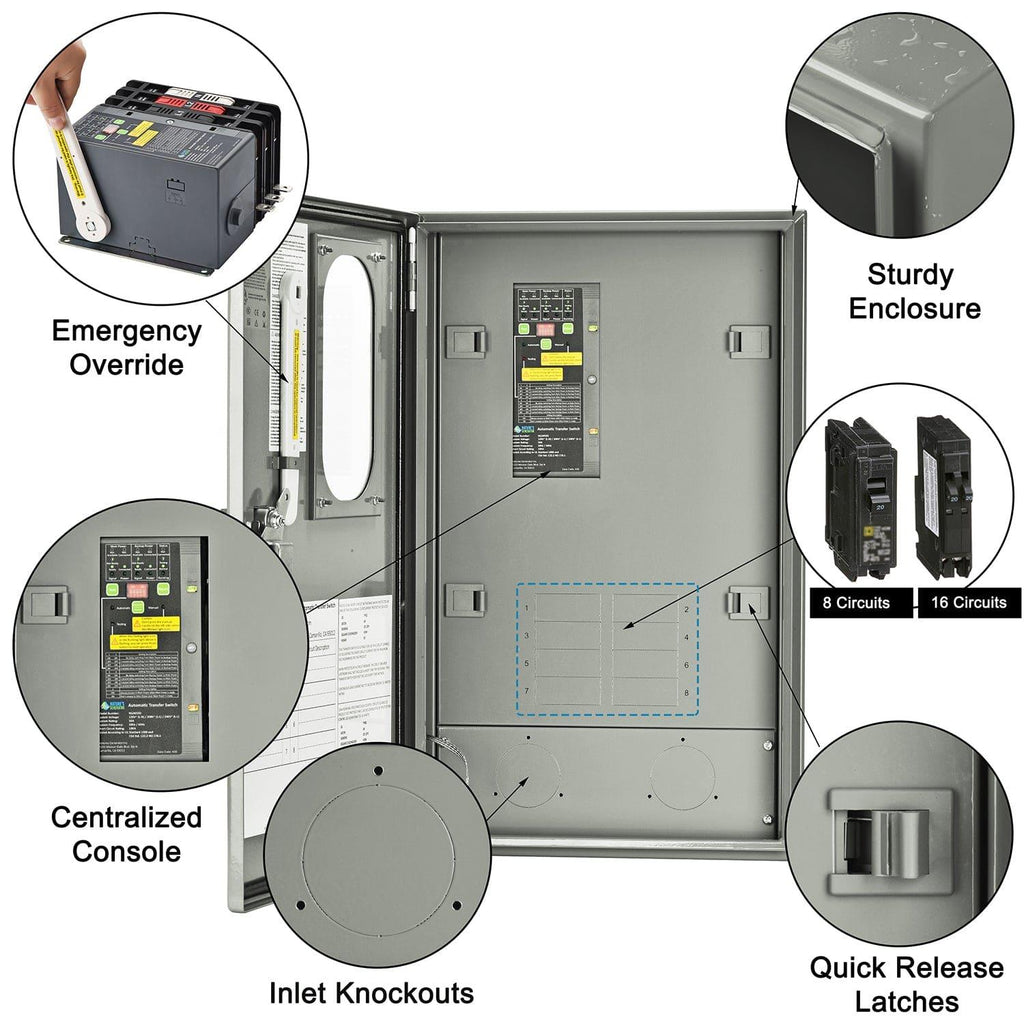 Nature's Generator 30A Automatic Generator Transfer Switch product image 6
