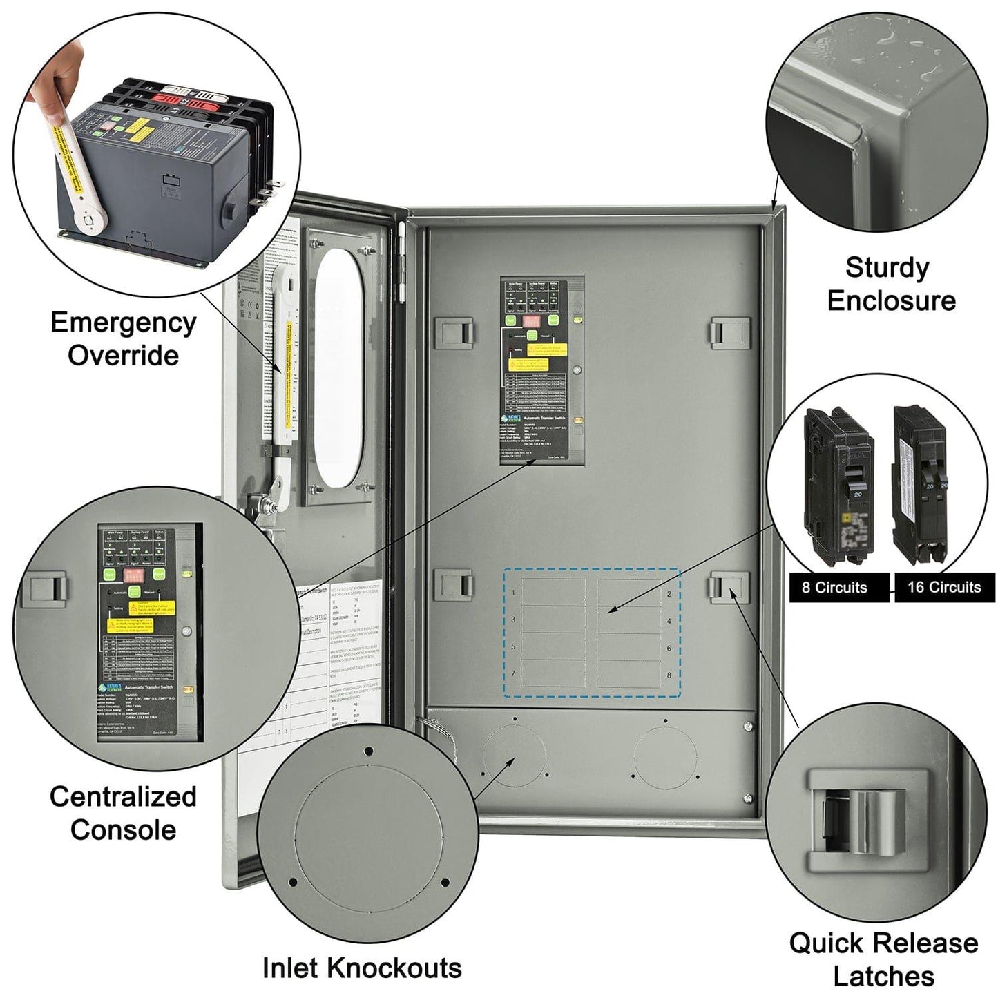Nature's Generator 30A Automatic Generator Transfer Switch product image 6