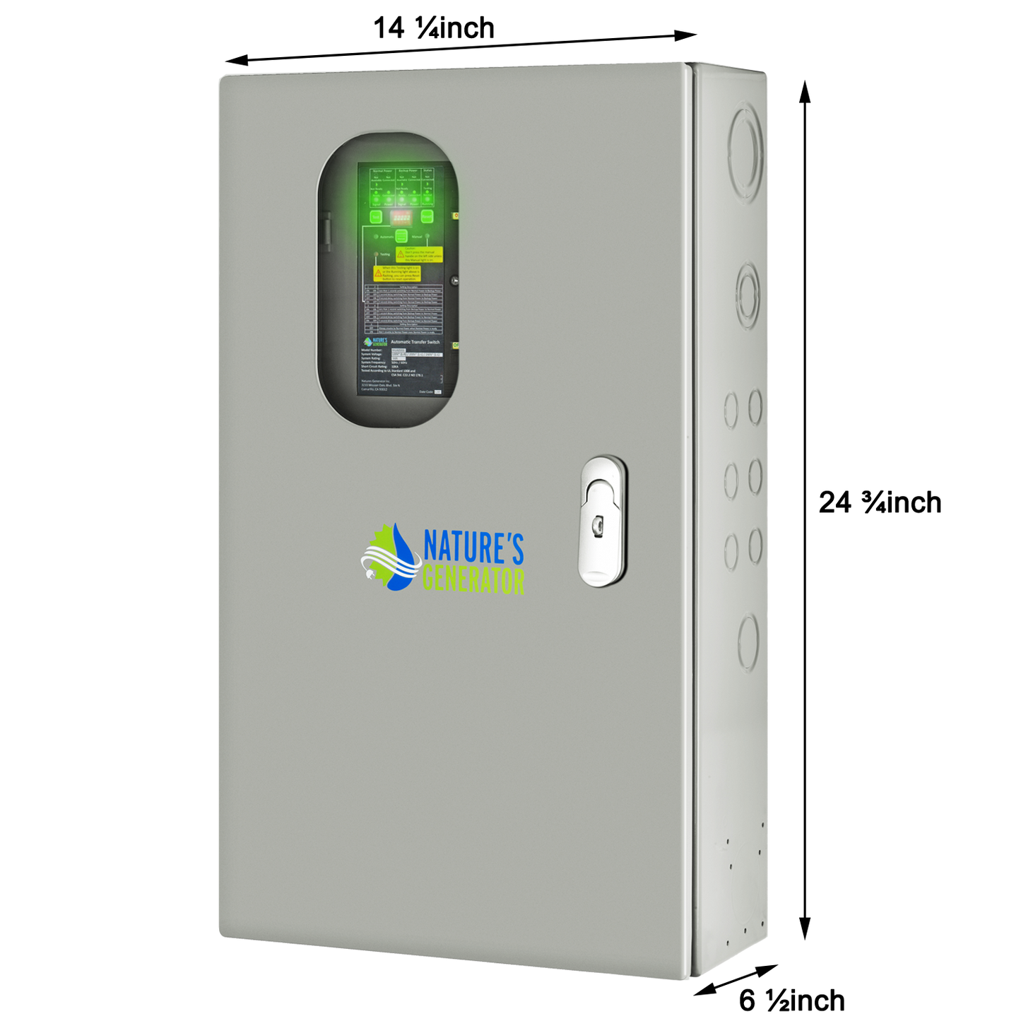 Nature's Generator 50A Automatic Generator Transfer Switch product image 5