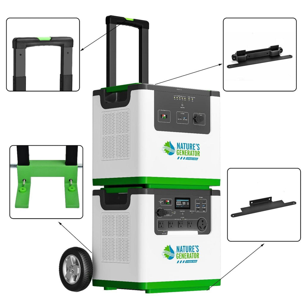 Nature's Generator Lithium 3600 / 6000 Heavy Duty Cart product image 2