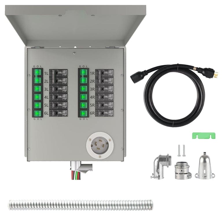 Nature's Generator Lithium 6000 & Transfer Switch